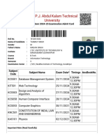 Admit Card 2024-25 Odd-Sem