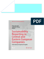 Sustainability Reporting in Central and Eastern European Companies International Empirical Insights 1st Edition Péter Horváth