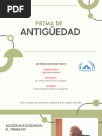 Prima de Antiguedad