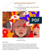 Readings in Gender and Society - HIV in The Philippines - A Persisting Public Health Crisis Closely Tied To Social Stigma