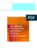 Nanoliquid Processes For Electronic Devices Developments of Inorganic Functional Liquid Materials and Their Processing Tatsuya Shimoda