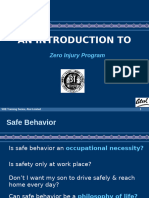 Zero Injury Program - Training Module