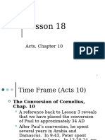 Lesson 18 - Acts 10