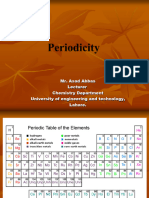 Periodic Table & Periodicity