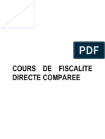 Cours de Droit Fiscal Compare