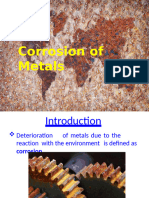 Corrosion of Metals