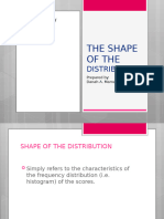 4 - The Shape of The Distribution