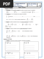 Contrôle N°1 Maths 2APIC