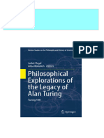 Philosophical Explorations of The Legacy of Alan Turing Turing 100 1st Edition Juliet Floyd 2024 Scribd Download