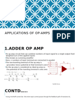 Applications of Op-Amps