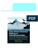 Data-Driven Decision Making in Entrepreneurship: Tools For Maximizing Human Capital 1st Edition Nikki Blacksmith All Chapter Instant Download