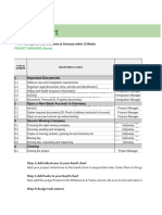 Gantt Chart & Budgeting Template