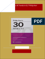 Instant Access To Philip Kerr S 30 Trends in ELT Philip Kerr Ebook Full Chapters