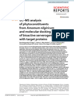 GC-MS Analysis of Phytoconstituents From Amomum Nilgiricum and Molecular Docking Interactions of Bioactive Serverogenin Acetate With Target Proteins