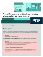 Travailler Comme Médecin, Dentiste, Pharmacien Ou Sage-Femme - Réfugiés - Info