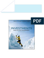 Solution Manual For Investments: Analysis and Management, 14th Edition, Charles P. Jones, Gerald R. Jensen 2024 Scribd Download Full Chapters