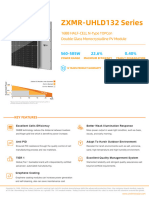 (ZNSHINE) Datasheet - (560W-585W) ZXMR-UHLD132