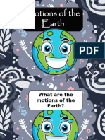 Motions of The Earth