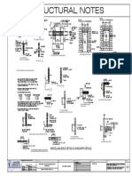 Structural Notes: Miscellanleous Details & Masonry Details