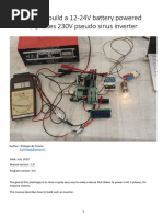 12-24VDC To 3phases AC Inverter