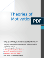 Theories of Motivation