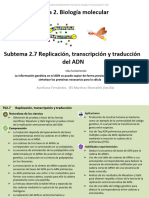 2 - 7 - Replicación - Transcripción y Traducción Del ADN