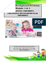 Module 4 & 5 The Learning & Cognitive Devt Viewpoint