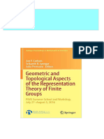 Geometric and Topological Aspects of The Representation Theory of Finite Groups PIMS Summer School and Workshop July 27 August 5 2016 1st Edition Jon F. Carlson Ebook All Chapters PDF