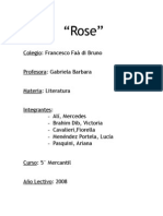 Crítica de La Obra de Teatro "Rose"