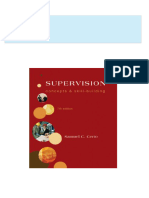 All Chapter Download Test Bank For Supervision Concepts and Skill Building, 7th Edition: Certo