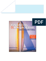 Immediate Download Solution Manual For Financial and Managerial Accounting, 3rd Edition, Weygandt Kimmel All Chapters