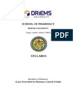 B.Pharm Syllabus