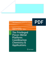 Full Download The Privileged Pincer-Metal Platform: Coordination Chemistry & Applications 1st Edition Gerard Van Koten PDF