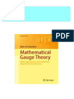 Mathematical Gauge Theory With Applications To The Standard Model of Particle Physics 1st Edition Mark J.D. Hamilton (Auth.)