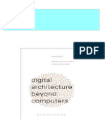 Instant Access To Digital Architecture Beyond Computers Fragments of A Cultural History of Computational Design Roberto Bottazzi Ebook Full Chapters