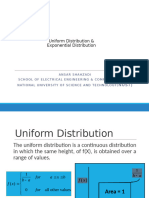 Uniform Exponential Distribution