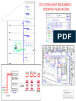 CCTV System Layout and Schematic Residential Villa (G+4) Dubai