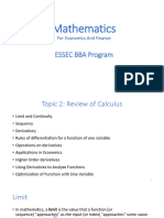 Math Economics Finance 2 A