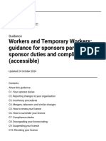 Workers and Temporary Workers - Guidance For Sponsors Part 3 - Sponsor Duties and Compliance (Accessible) - GOV - UK