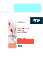 Instant Download Data Mining Models David L. Olson PDF All Chapters