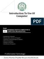 Unit 1 Introduction To Comp