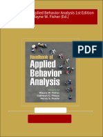 Buy Ebook Handbook of Applied Behavior Analysis 1st Edition Wayne W. Fisher (Ed.) Cheap Price