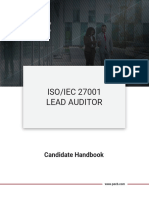 Pecb Candidate Handbook Iso 27001 Lead Auditor