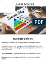 Bsuiness Policies