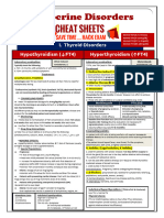 Endocrine Disorder Cheat Sheet