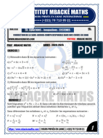 TD - 1s2 - Equations - Inequations - Systemes