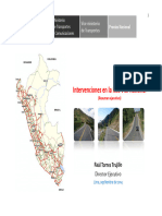 Intervenciones en La Red Vial Nacional
