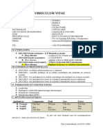 CV Salomon A Corrigé Sur La Formation