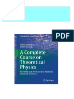 A Complete Course On Theoretical Physics From Classical Mechanics To Advanced Quantum Statistics 1st Edition Albrecht Lindner