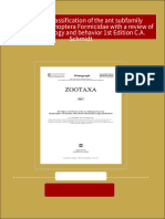 (Ebooks PDF) Download The Higher Classification of The Ant Subfamily Ponerinae Hymenoptera Formicidae With A Review of Ponerine Ecology and Behavior 1st Edition C.A. Schmidt Full Chapters